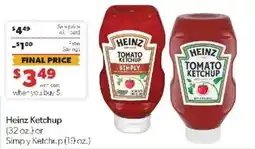 Family Fare Heinz Ketchup offer