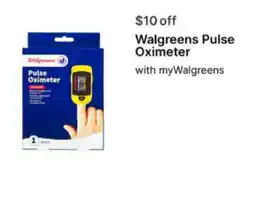 Walgreens Walgreens Pulse Oximeter offer