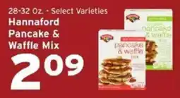 Hannaford Hannaford pancake & waffle mix offer