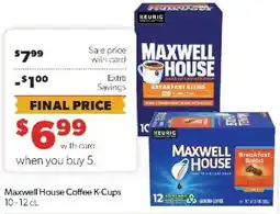 Family Fare Maxwell House Coffee K-Cups offer