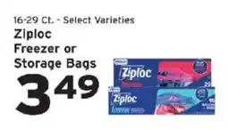 Hannaford Ziploc freezer or storage bags offer