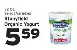 Hannaford Stonyfield organic yogurt offer