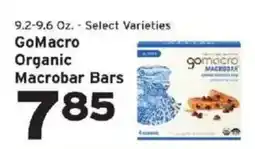 Hannaford GoMacro Organic Macrobar Bars offer
