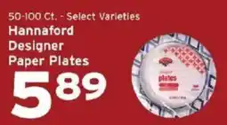 Hannaford Hannaford designer paper plates offer