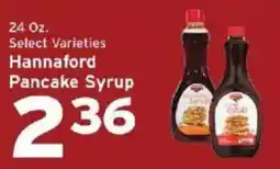 Hannaford Hannaford pancake syrup offer