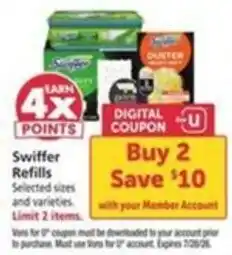 Vons Swiffer Refills offer