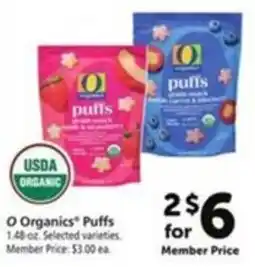 Vons O Organics Puffs offer