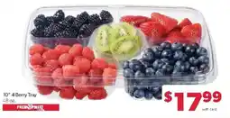 Family Fare Freshpinest 4 Berry Tray offer