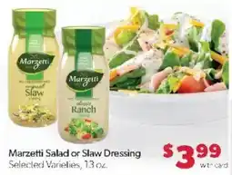 Family Fare Marzetti Salad or Slaw Dressing offer