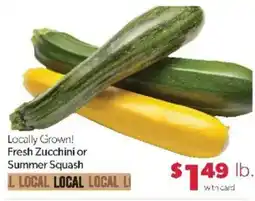 Family Fare Fresh Zucchini or Summer Squash offer