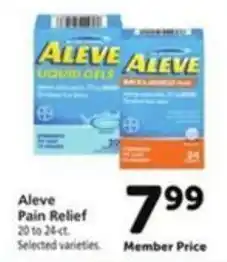 Vons Aleve Pain Relief offer