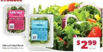 Family Fare Little Leaf Salad Blends offer