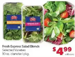 Family Fare Fresh Express Salad Blends offer