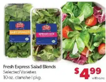 Family Fare Fresh Express Salad Blends offer