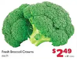 Family Fare Fresh Broccoli Crowns offer
