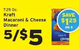 Hannaford Kraft macaroni & cheese dinner offer