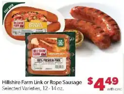 Family Fare Hillshire Farm Link or Rope Sausage offer