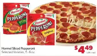 Family Fare Hormel sliced pepperoni offer
