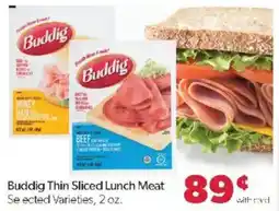 Family Fare Buddig Thin Sliced Lunch Meat offer