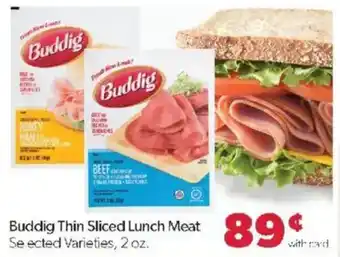 Family Fare Buddig Thin Sliced Lunch Meat offer