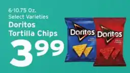 Hannaford Doritos tortilla chips offer