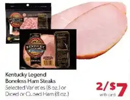 Family Fare Kentucky Legend Boneless Ham Steaks offer
