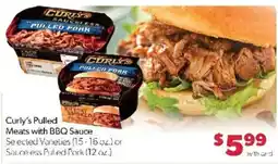 Family Fare Curly's Pulled Meats with BBQ Sauce offer