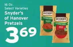 Hannaford Snyder's of Hanover Pretzels offer