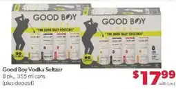 Family Fare Good Boy Vodka Seltzer offer
