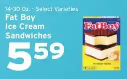 Hannaford Fat Boy Ice Cream Sandwiches offer