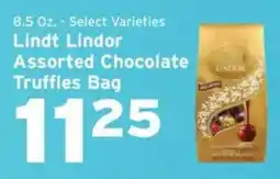 Hannaford Lindt Lindor assorted chocolate truffles bag offer