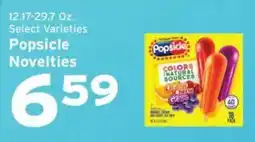 Hannaford Popsicle Novelties offer