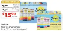 Family Fare Surfside Iced Tea or Lemonade offer