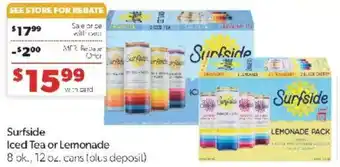 Family Fare Surfside Iced Tea or Lemonade offer
