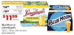 Family Fare Blue Moon or Leinenkugel's offer