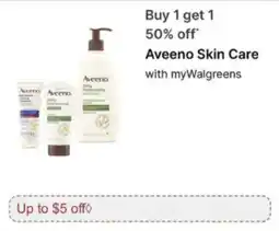 Walgreens Aveeno Skin Care offer