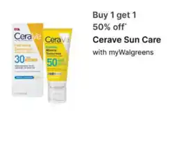 Walgreens CeraVe Sun Care offer