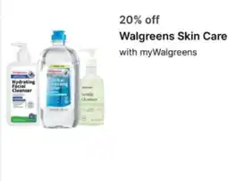 Walgreens Walgreens Skin Care offer
