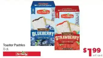Family Fare Our Family toaster pastries offer