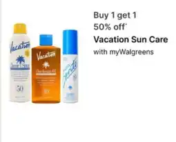 Walgreens Vacation Sun Care offer