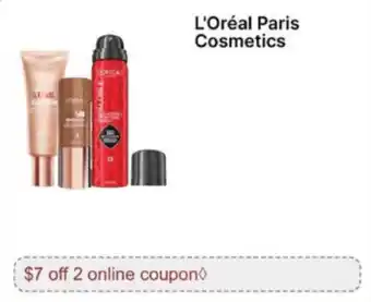 Walgreens L'Oréal Paris Cosmetics offer