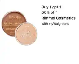 Walgreens Rimmel Cosmetics offer