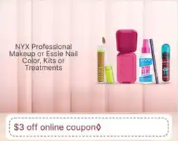 Walgreens NyX Professional Makeup or Essie Nail Color, Kits or Treatments offer