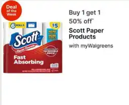 Walgreens Scott Paper Towels offer