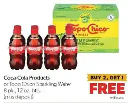 Family Fare Coca-Cola Products or Topo Chico Sparkling Water offer