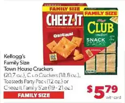 Family Fare Kellogg's Family Size Town House Crackers offer