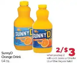 Family Fare SunnyD Orange Drink offer