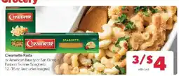 Family Fare Creamette pasta offer