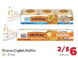 Family Fare Thomas English Muffins offer
