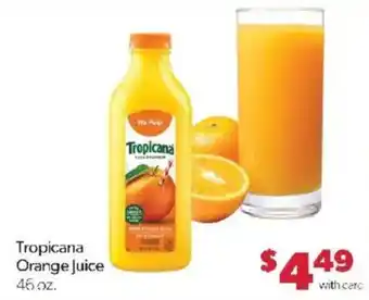 Family Fare Tropicana orange juice offer